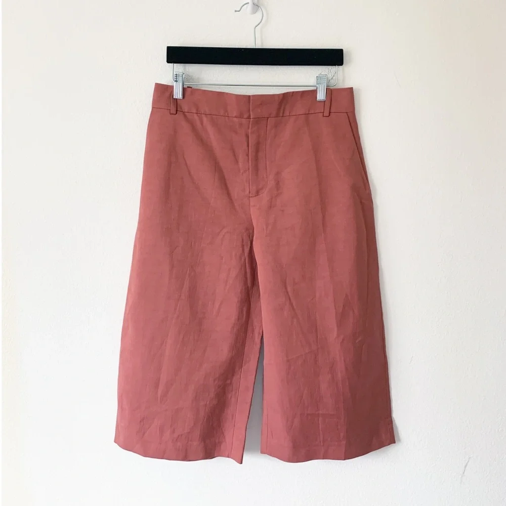 Zara Rust Blazer and Matching Culotte Skirt Set